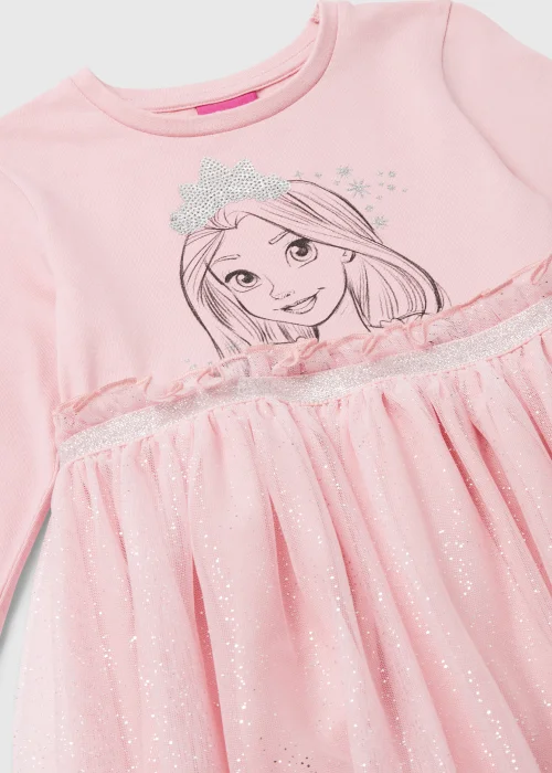 Kids Pink Disney Rapunzel Mesh Dress (3-9yrs) - 3 Yrs Image 2