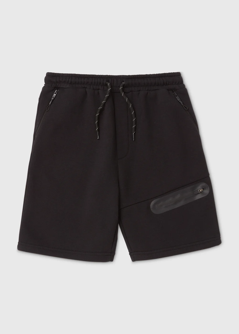 Boys Black Jogger Shorts (7-13yrs) - 9 Yrs Image 1