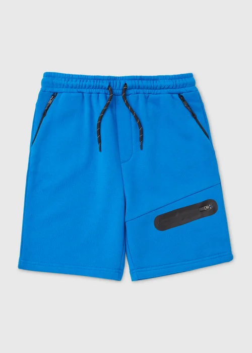 Boys Cobalt Blue Jogger Shorts (7-13yrs) - Age 7 Years Image 1