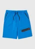 Boys Cobalt Blue Jogger Shorts (7-13yrs) - Age 7 Years Image 1