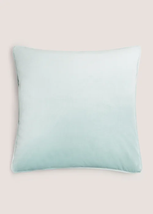 Green Large Velvet Cushion (55cm x 55cm) Image 1