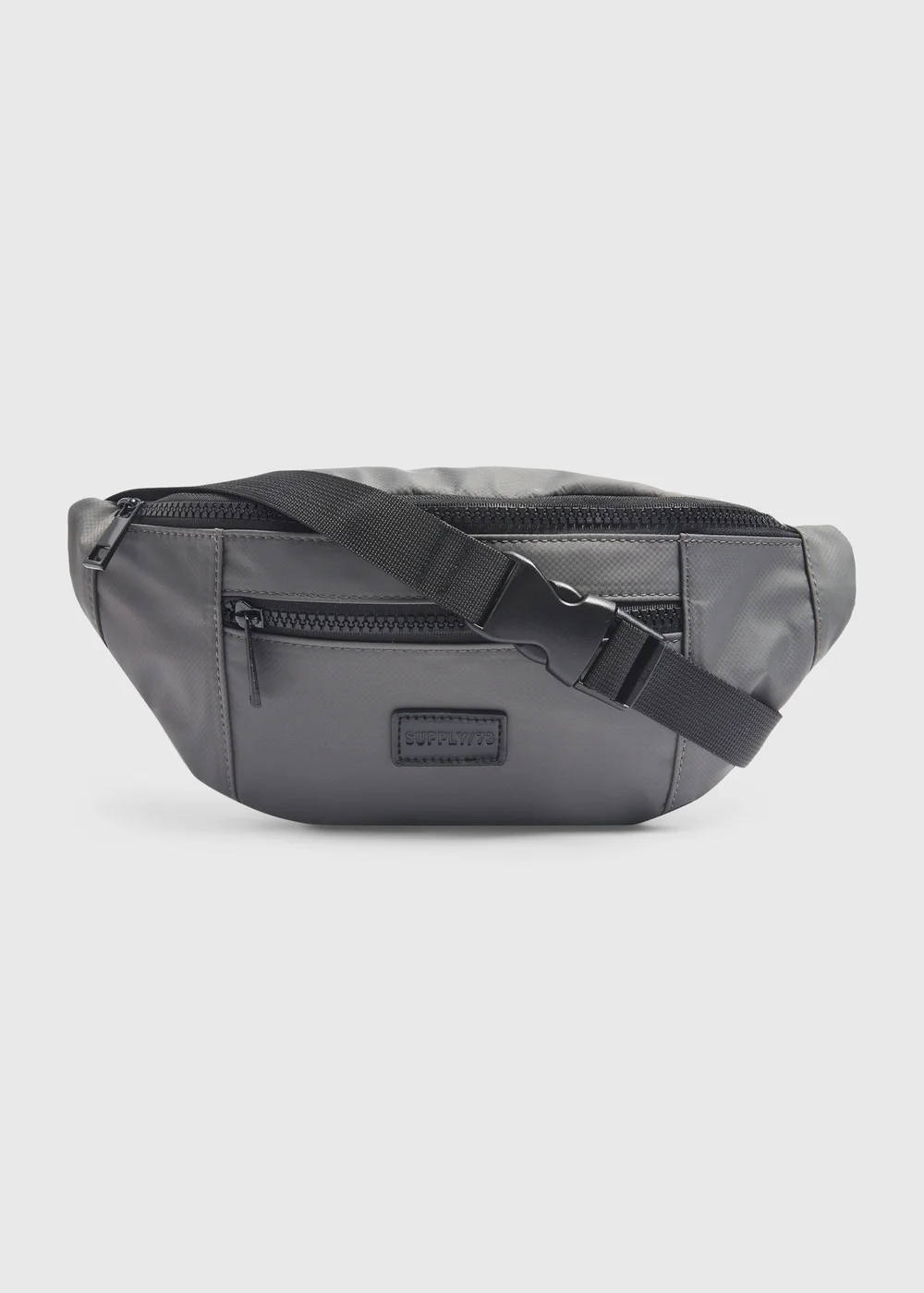 Grey Nylon Bum Bag - One Size Image 1