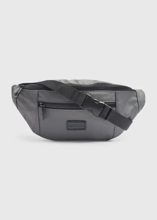 Grey Nylon Bum Bag - One Size Image 1