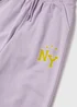 Girls Lilac New York Joggers (7-15yrs) - Age 7 Years Image 2