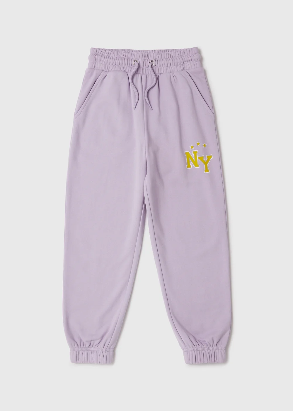Girls Lilac New York Joggers (7-15yrs) - Age 7 Years Image 1