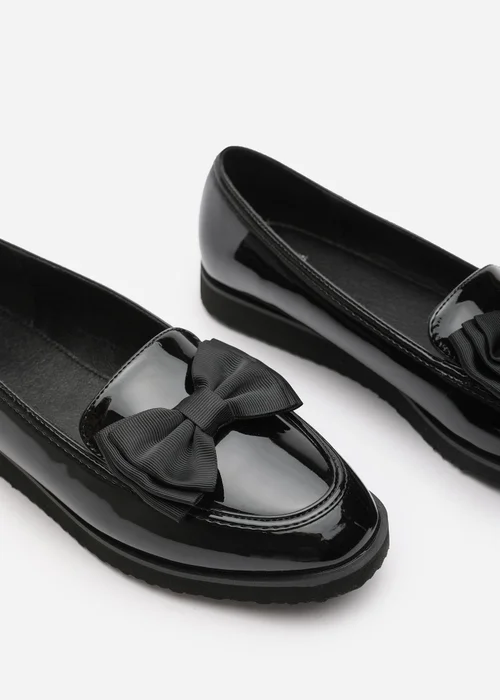 Where's That From Black Patent Pu Alpha Slip On Loafer - 8 Image 1