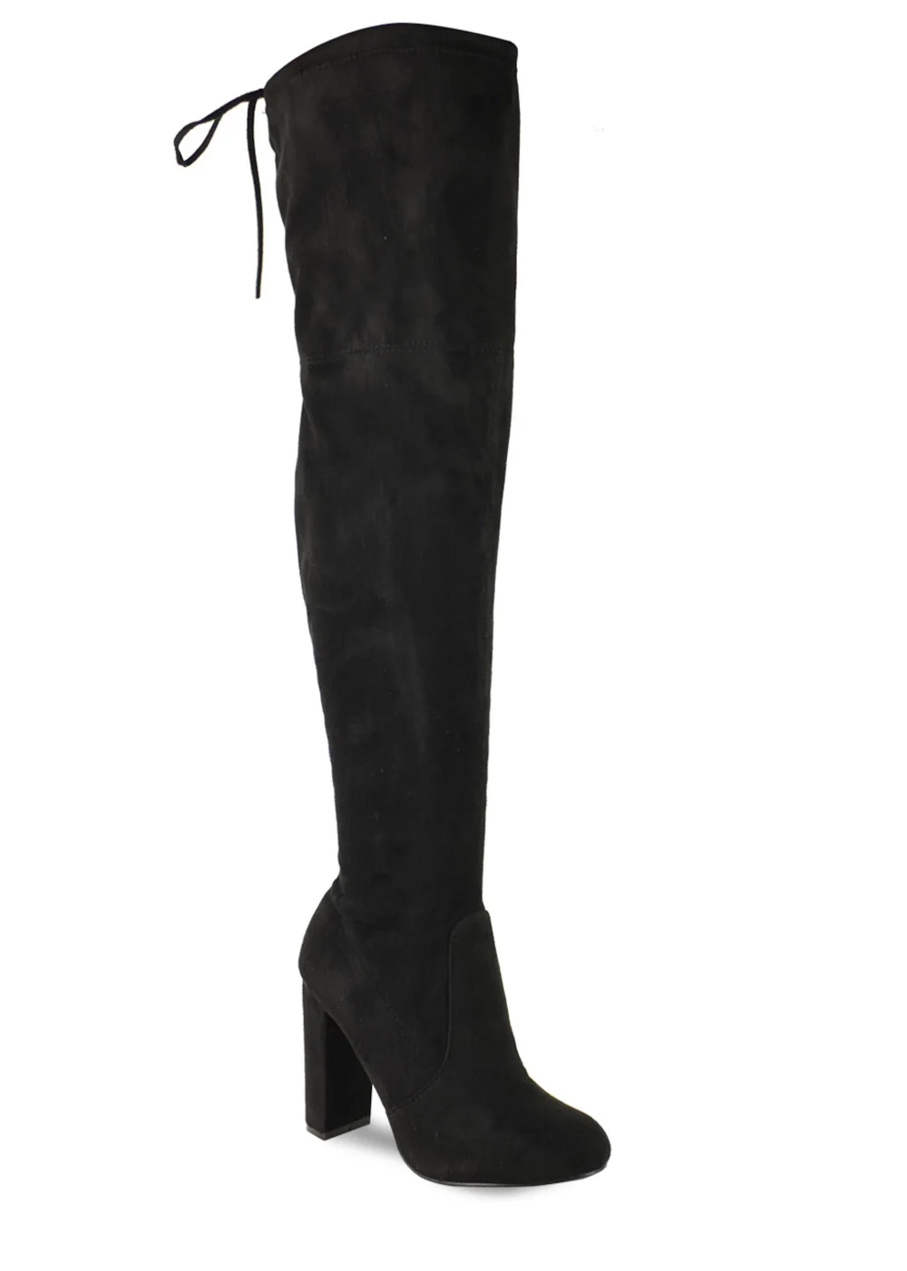 Where's That From Black Dawn Over The Knee Boots - Size 6 Image 2