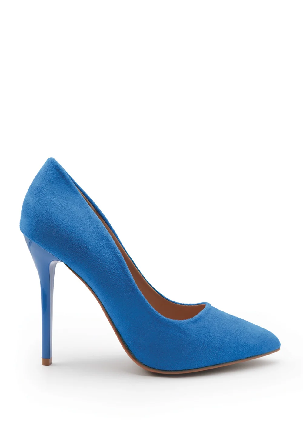 Where's That From Kyra Sky Blue Suede High Heel Pumps - Size 7 Image 1