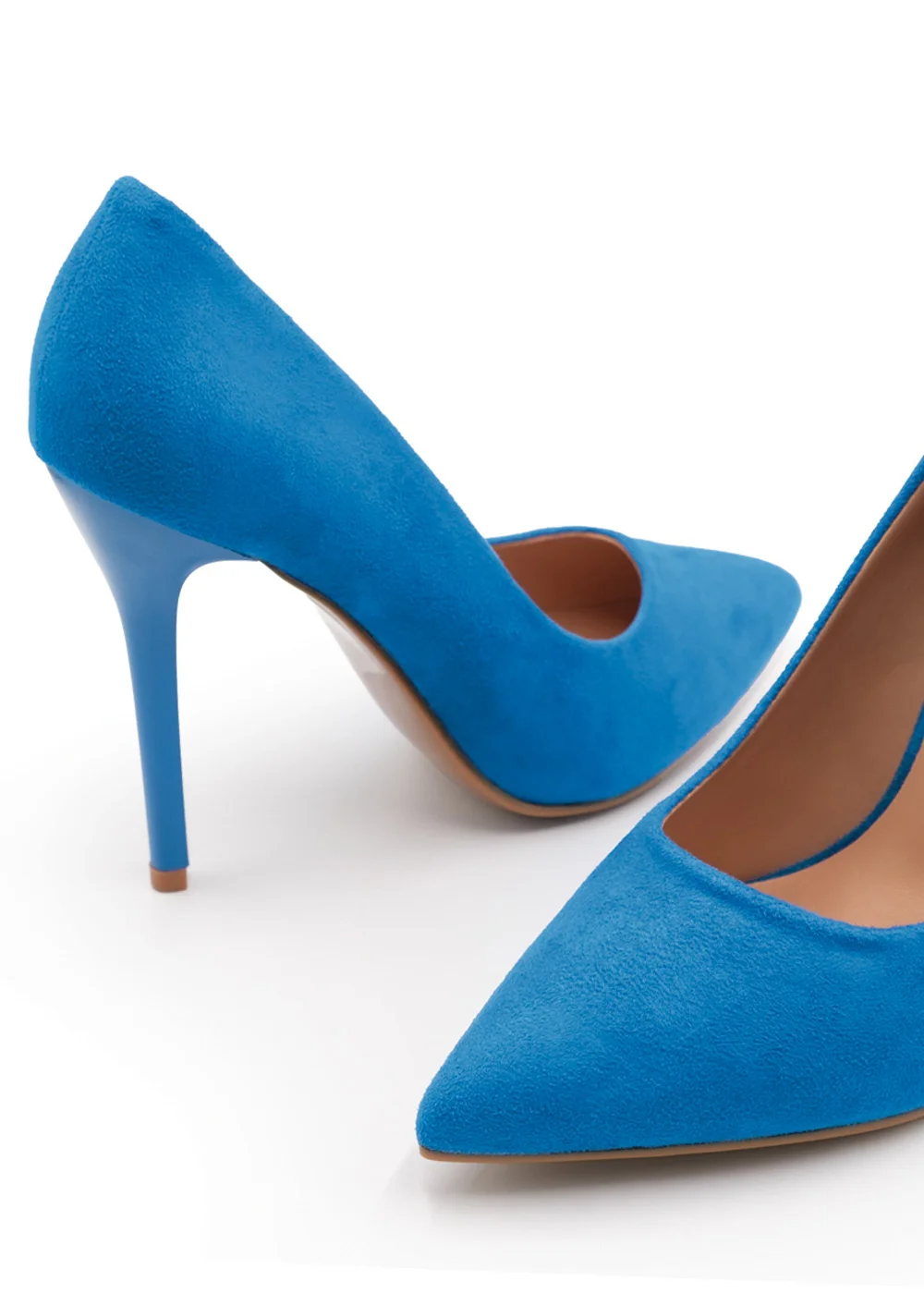 Where's That From Kyra Sky Blue Suede High Heel Pumps - Size 7 Image 2