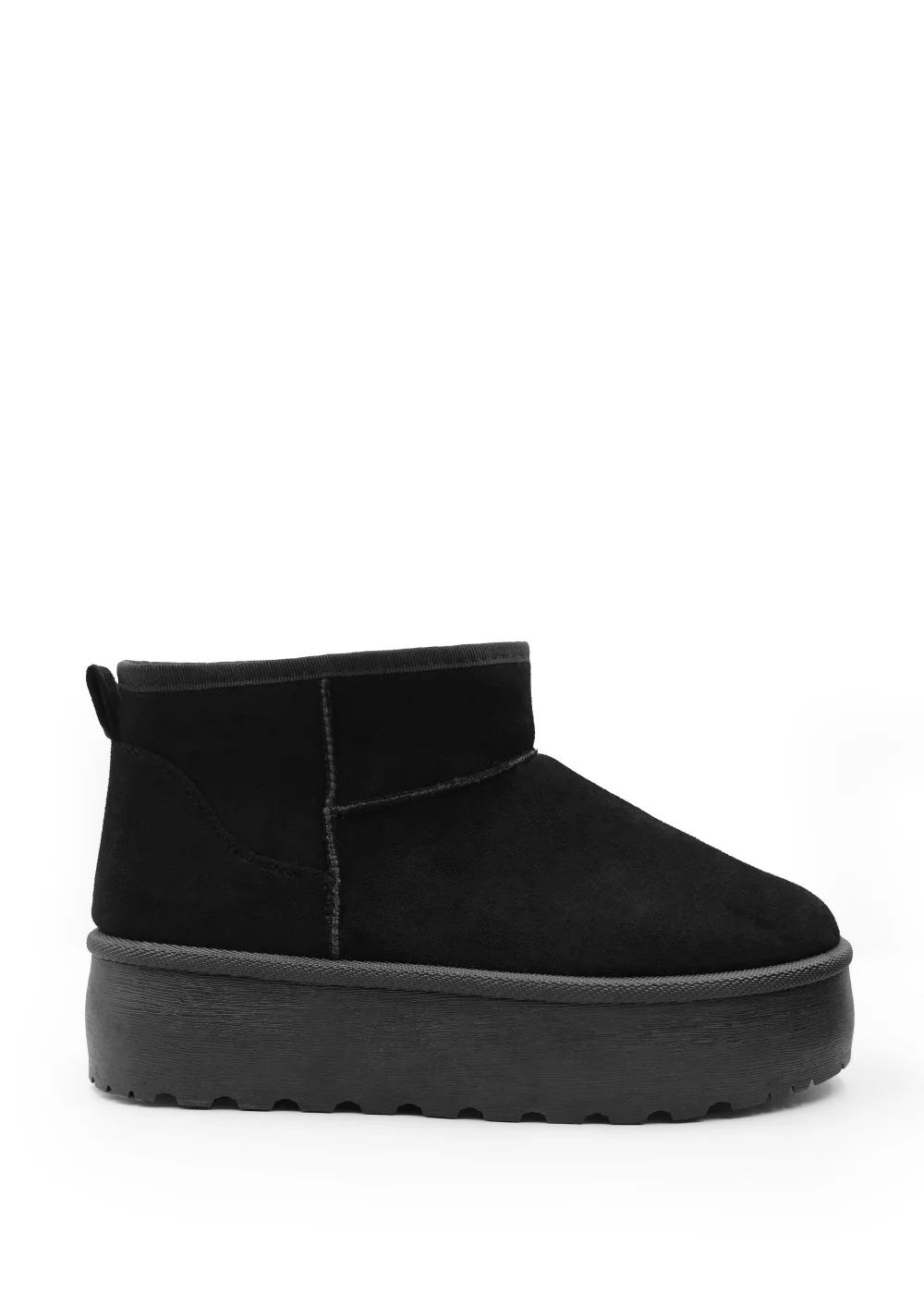 Where's That From Black Suede Erica Slip On Ankle Boots - Size 8 Image 1