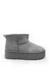 Where's That From Grey Suede Erica Slip On Ankle Boots - Size 6 Image 1