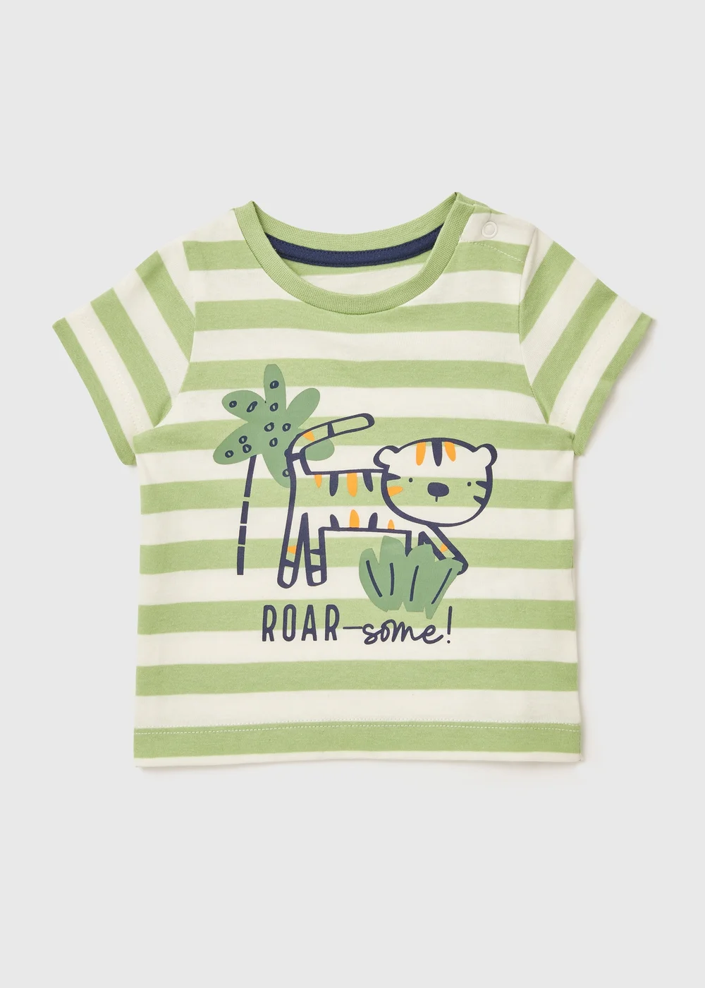Baby Green Roar-Some T-Shirt (Newborn-23mths) - 0-3 months Image 1