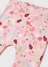 Baby Pink Floral Print Leggings (Newborn- 23mths) - Newborn Image 2