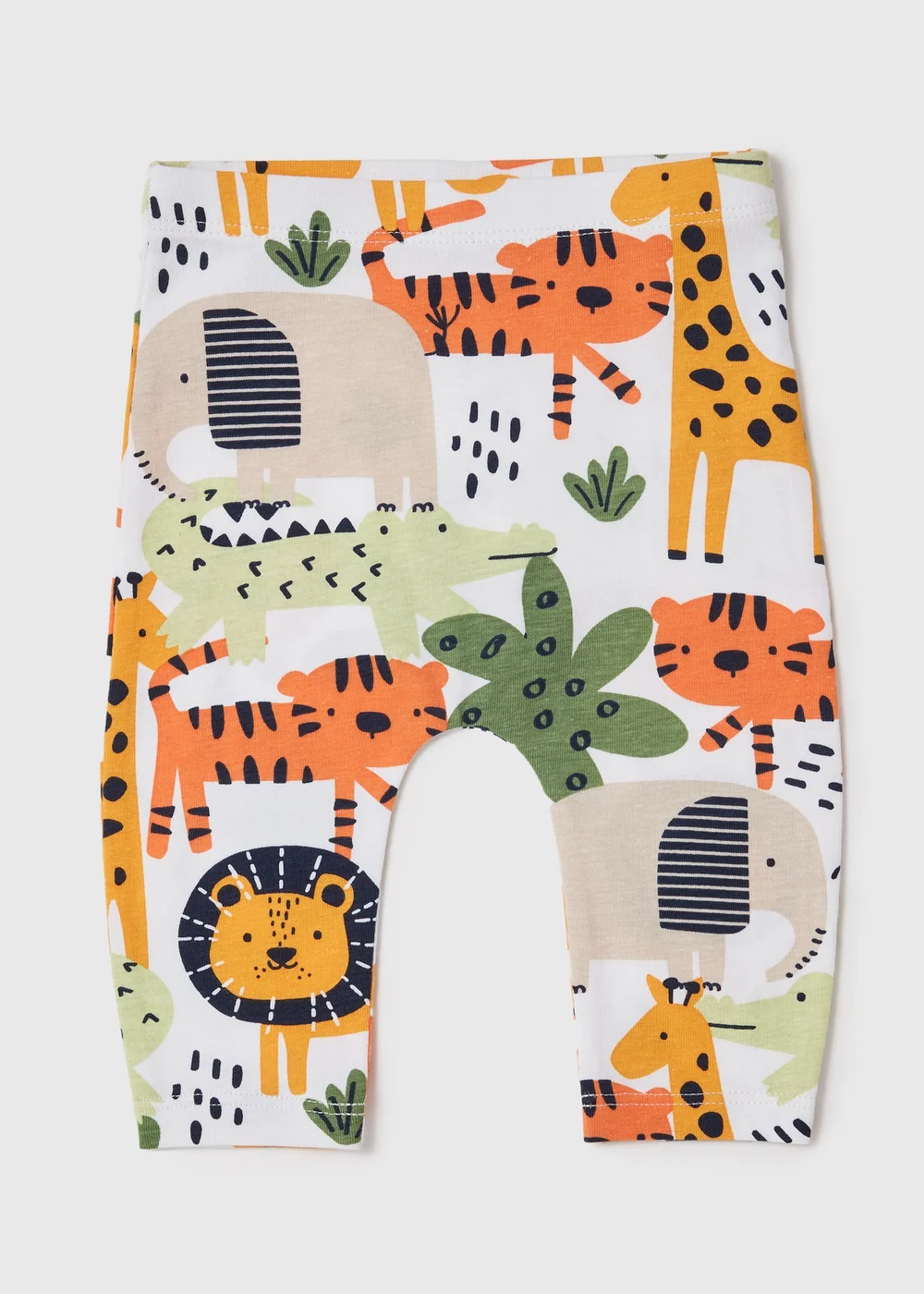 Baby Multicolour Jungle Print Leggings (Newborn- 23mths) - 9-12 months Image 1