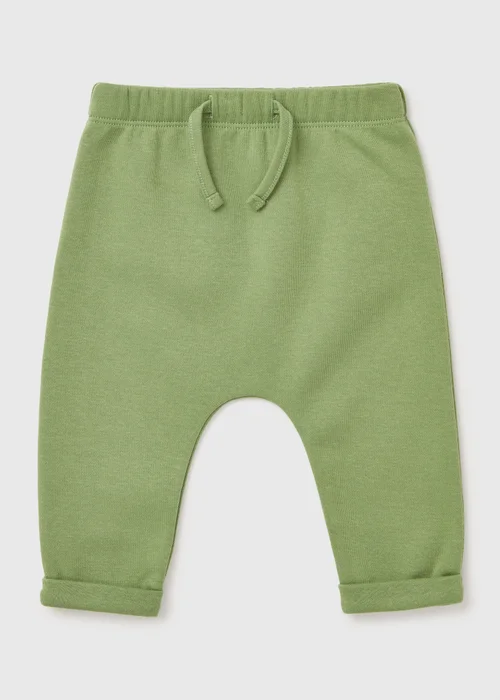 Boys Khaki Joggers (Newborn-23mths) - Newborn Image 1