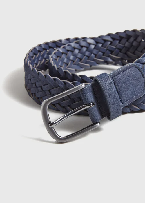 Blue Plait Belt - S Image 2