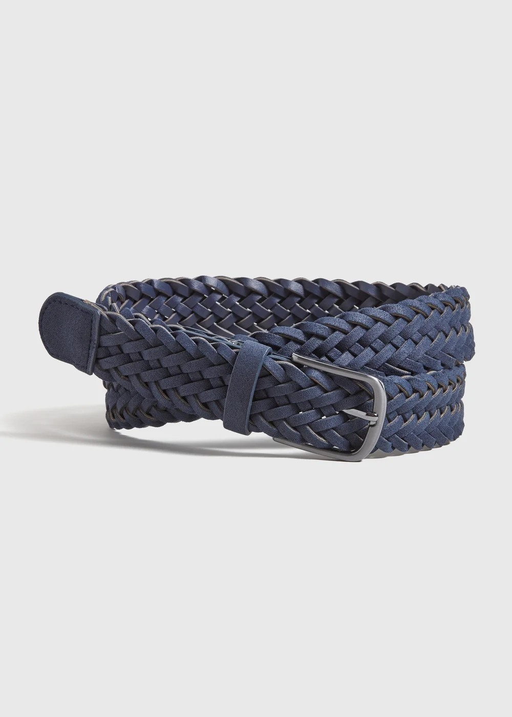 Blue Plait Belt - S Image 1