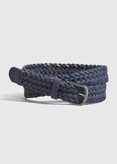 Blue Plait Belt - S Image 1