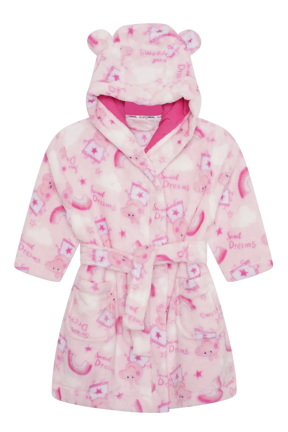Brand Threads Peppa Pig Dressing Gown - Age 12 - 18 Months Image 2