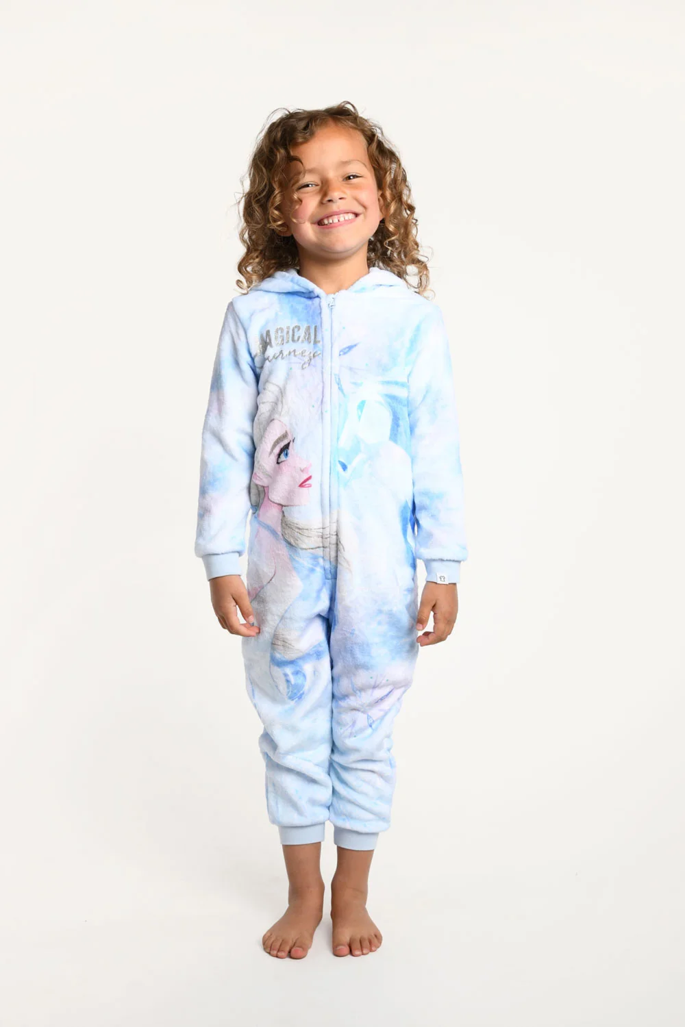 Brand Threads Girls Frozen Onesie - Age 2 - 3 Years Image 1