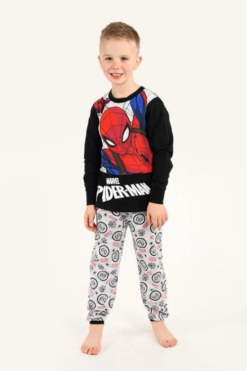 Brand Threads Kids' Spiderman Pyjamas - Age 5-6 Years Image 1