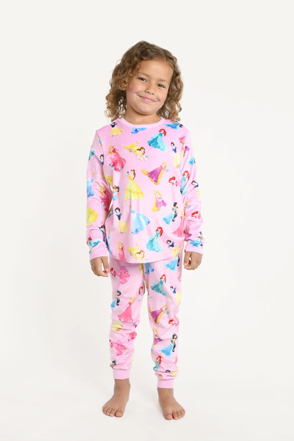 Brand Threads Kids' Disney Princess Pyjama Set - Age 2 - 3 Years Image 1