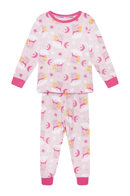 Brand Threads Kids' Peppa Pig Fleece Pyjama Set - Age 12 - 18 Months Image 1