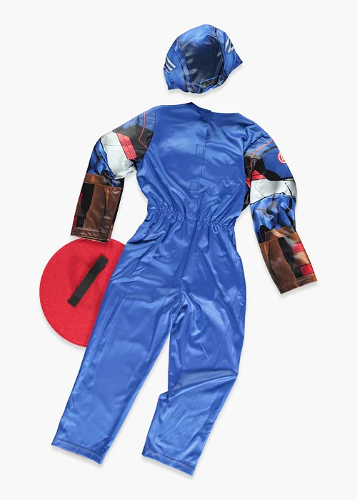 Kids Marvel Captain America Fancy Dress Costume (3-9yrs) - 3 Yrs Image 2