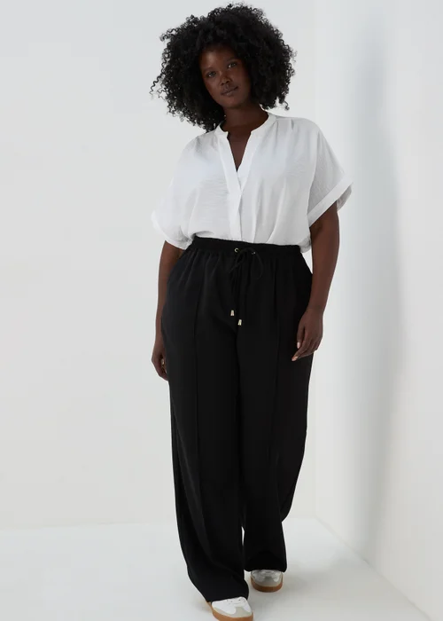 Et Vous Black Wide Leg Trousers - 8 Image 4
