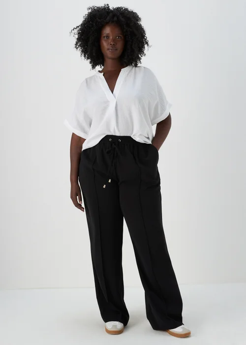 Et Vous Black Wide Leg Trousers - 8 Image 1