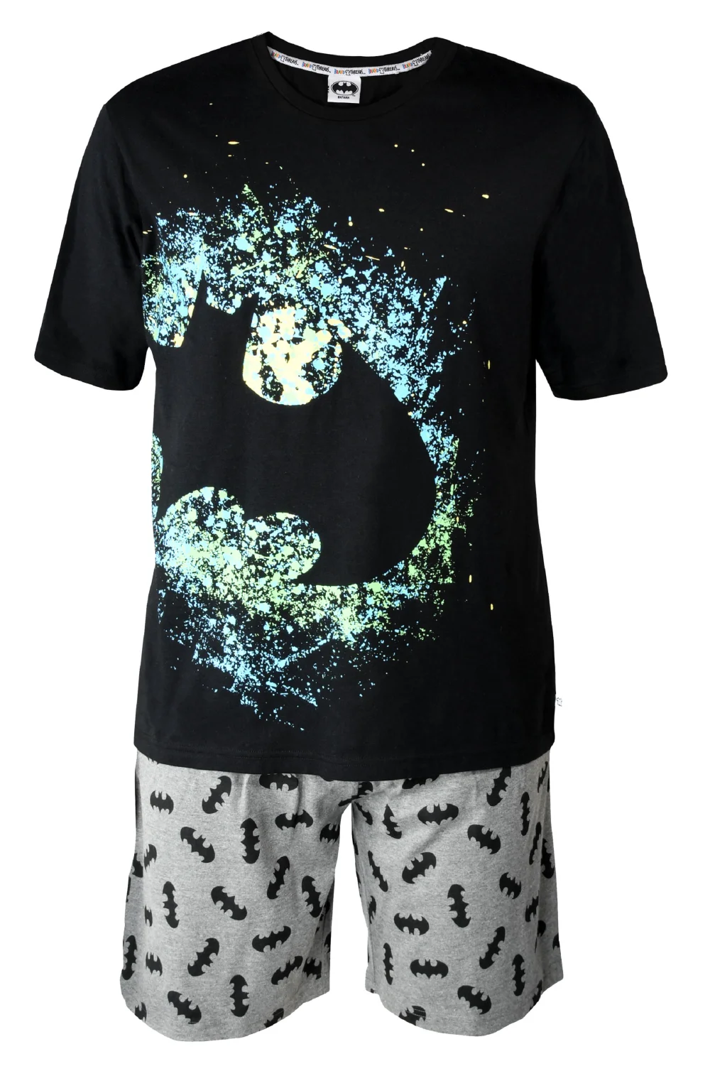 Brand Threads Batman Shorty Pyjama Set - Extra small Image 4