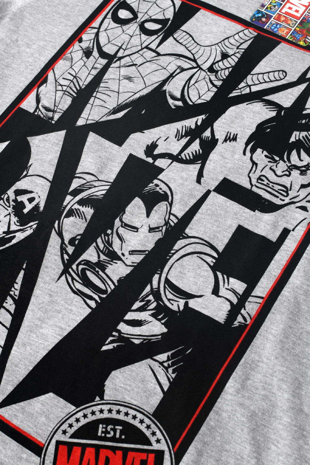 Brand Threads Marvel Pyjama Set - Extra small Image 5