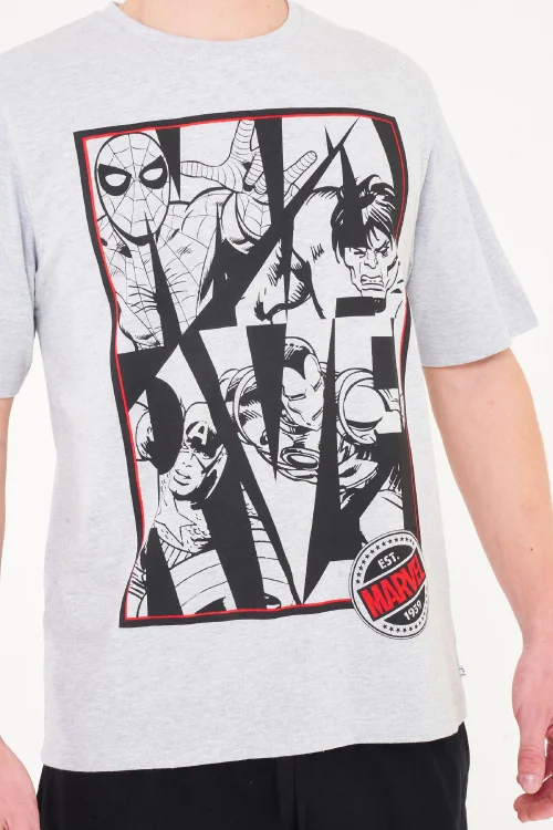 Brand Threads Marvel Pyjama Set - Extra small Image 3