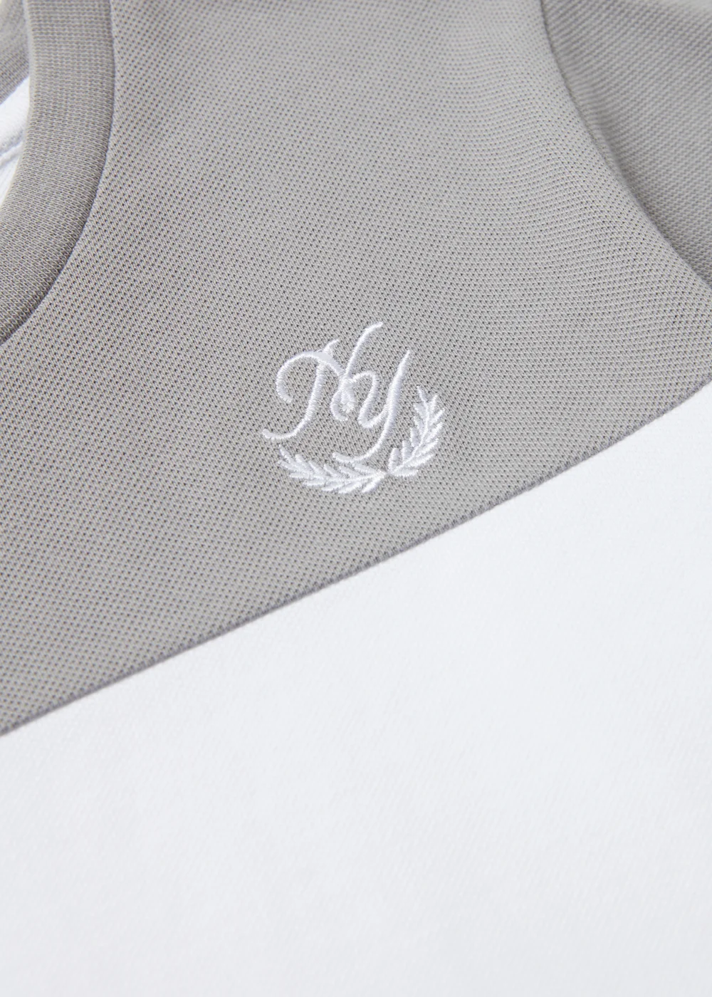 Boys Grey Panel Short Sleeve T-Shirt - Age 7 Years Image 2