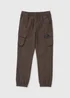 Boys Grey Ripstop Cargo Pants (7-13yrs) - Age 7 Years Image 1