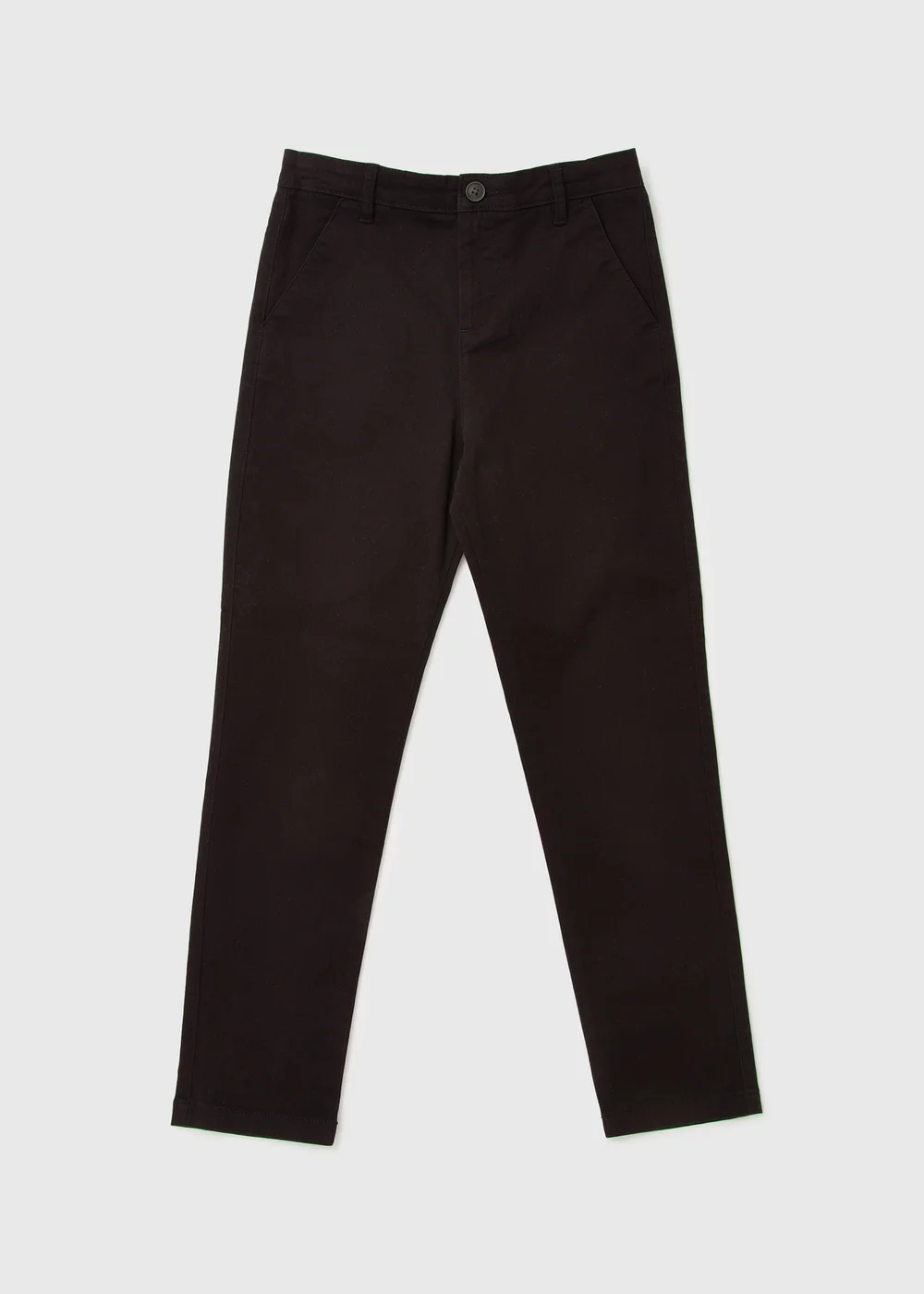 Boys Black Chinos (7-13yrs) - 8 Yrs Image 1