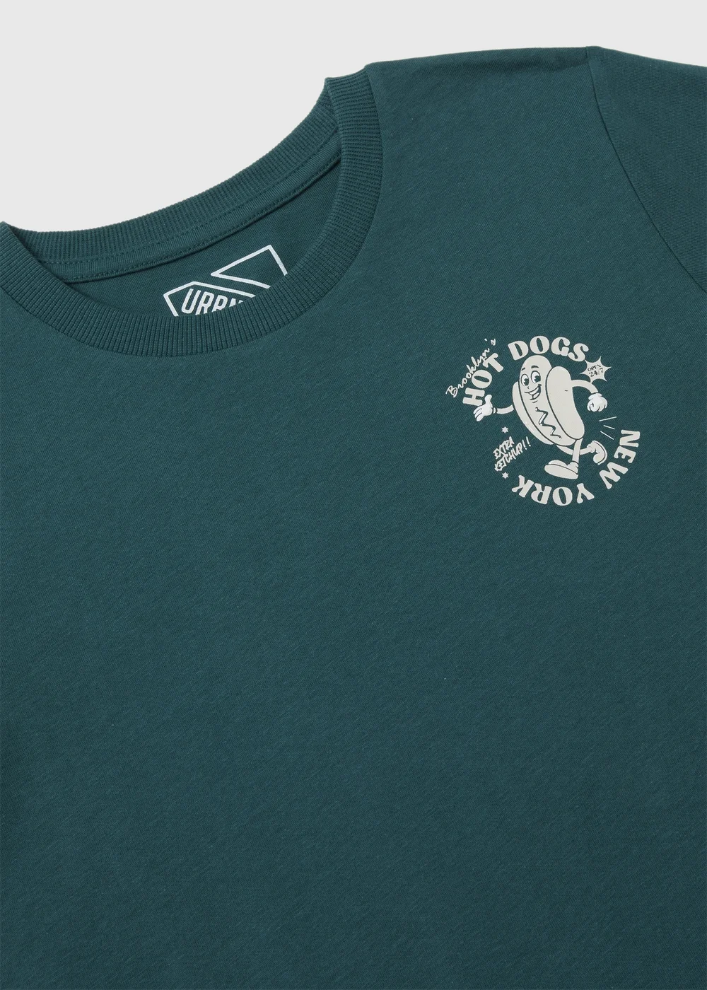 Boys Green New York Hotdog T-Shirt (7-13yrs) - Age 7 Years Image 2