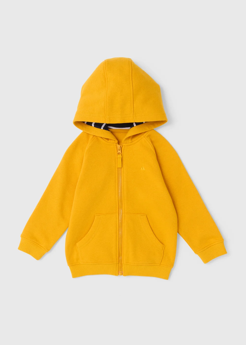 Boys Ochre Zip Up Hoodie (1-7yrs) - 1-1.5 Yrs Image 1