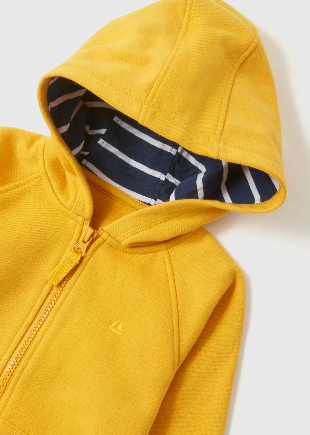 Boys Ochre Zip Up Hoodie (1-7yrs) - 1-1.5 Yrs Image 2