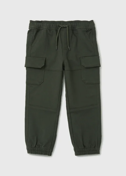 Boys Khaki Cargo Pants (1-7yrs) - 1 half year to 2 Image 1