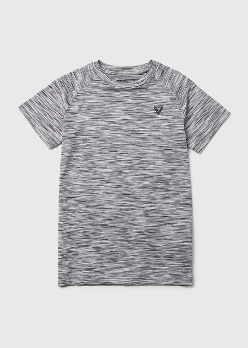 Boys Grey Space Dye T-Shirt (7-13yrs) - Age 7 Years Image 1