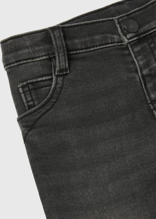 Boys Black Knitted Skinny Jeans (1-7yrs) - 1 half year to 2 Image 2