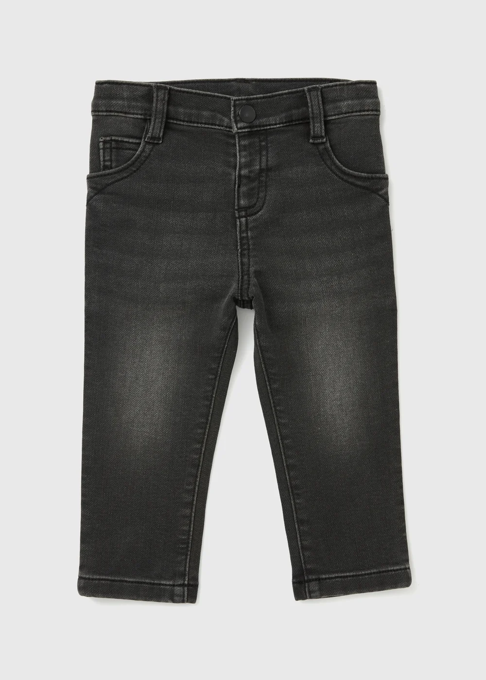 Boys Black Knitted Skinny Jeans (1-7yrs) - 1 half year to 2 Image 1