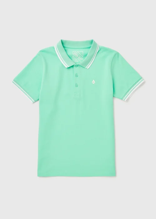 Boys Green Polo Shirt (7-13yrs) - Age 7 Years Image 1