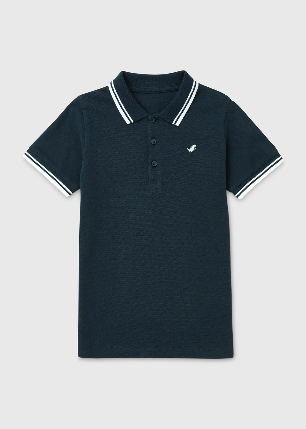 Boys Navy Cotton Polo Shirt (1-7yrs) - 1 to 1 half years Image 1