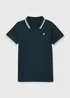 Boys Navy Cotton Polo Shirt (1-7yrs) - 1 to 1 half years Image 1