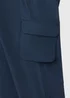 Boys Navy Cargo Trousers (1-7yrs) - 1 to 1 half years Image 2