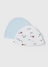 2 Pack Blue Farm Hat (Newborn-6mths) - Age 0 - 3 Months Image 1