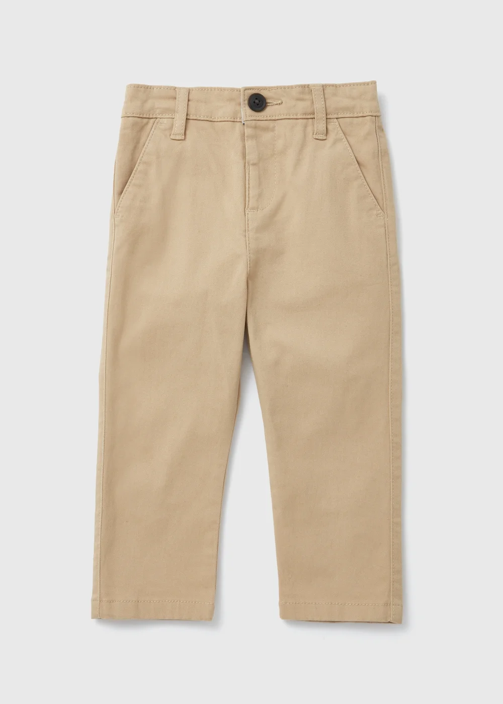 Boys Stone Chino Trousers (1-7yrs) - 1 half year to 2 Image 1
