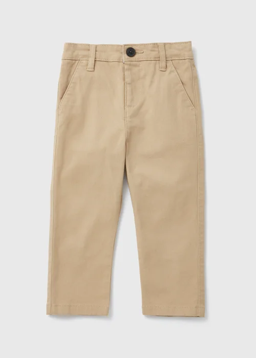 Boys Stone Chino Trousers (1-7yrs) - 1 half year to 2 Image 1